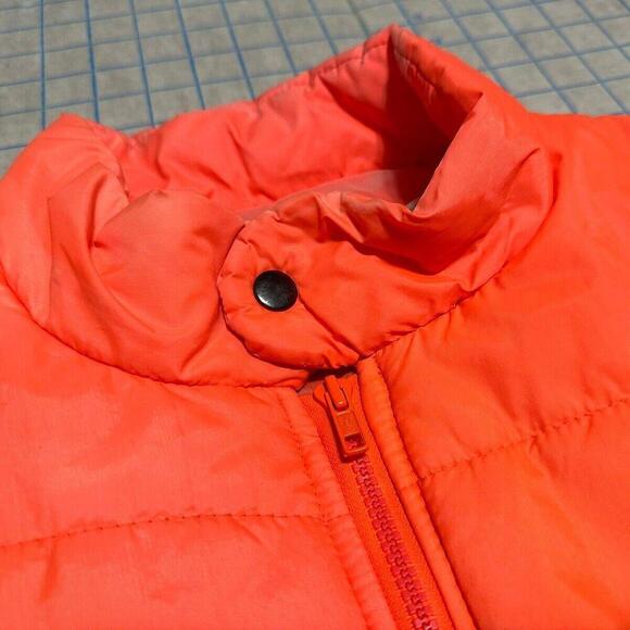 Vintage Camouflage Blaze Orange Zip Vest Men’s XL Extra Large Elkmont Hunting - Picture 11 of 15